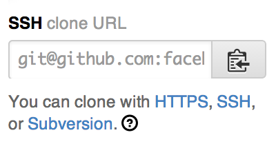 Clone URL